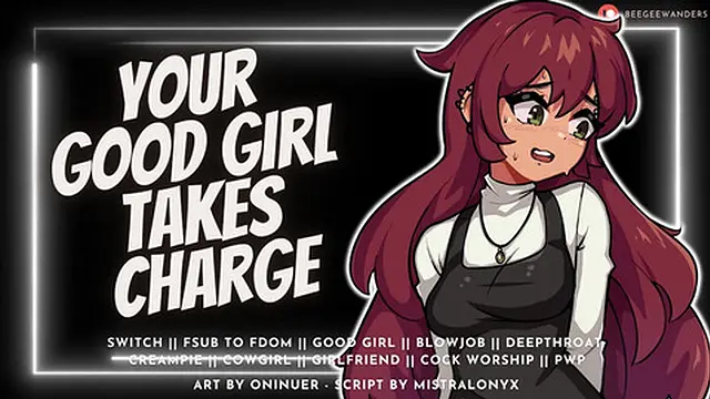 Your Girlfriend Sucks and Fucks You While You Play Audio Roleplay for Men