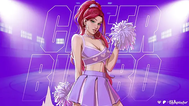 Dirty Ditzy Cheerleader Gets Down on Hands & Takes You to School