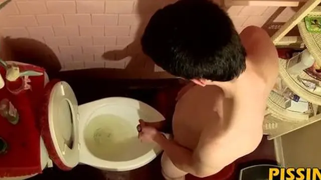 Twinks Piss Together - Cooper and Nolan Enjoy Mutual Pissing