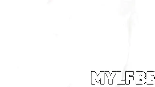 Naughty MILF Dani Jensen in sexy lingerie gives hot blowjob