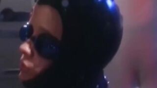 PussyCatsLatex.com - Busty vintage lesbians bound for costumed torment