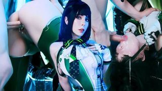 Glory Hole from EVE  Stellar Blade  Deepthroat and facial - MollyRedWolf