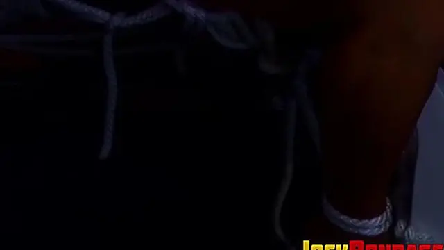 Uniformed tattooed man tied up &mdash;  unable to free himself