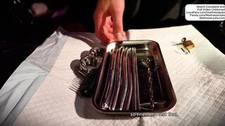 New Slave: I Test His Endurance! Urethra, Electro, CBT Handjob - Mistress Julia