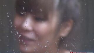 JAPAN VOYEUR TV - Japanese lesbians rubbing their pussies while watched