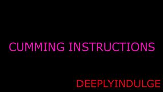 CUMMING INSTRUCTIONS (AUDIOROLEPLAY) LISTEN TO MY INSTRUCTIONS