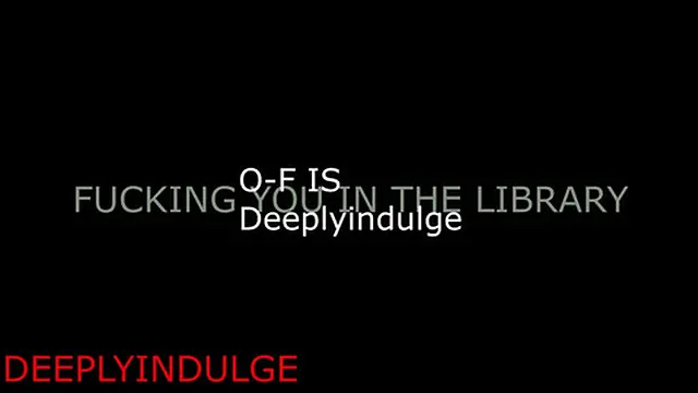 Intense library sex scene with audio roleplay &mdash;  risky and explicit public encounter