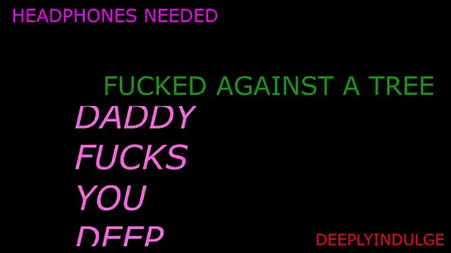 Deep hard sex in the woods part 2 (audio roleplay) hunk fucks you tight and rough