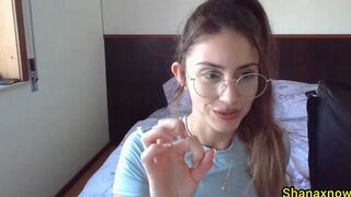 SHANAXNOW TONGUE DEEP IN MY NOSE AS I FINGER MY ASS🍑