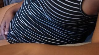 Quick cum watching porn before work