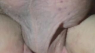 Mutual fantastic orgasm. Very very close-up.