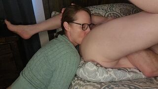 ASMR Wholesome Sweater Asshole Worship  She cums a lot