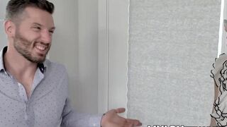 Kyaa Chimera teaches Mike Mancini some naughty office etiquette