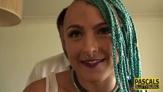 Bound and blindfolded sub