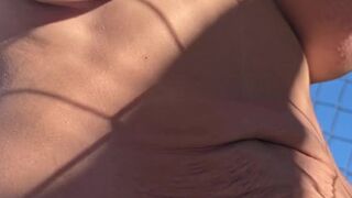 Krissy Biker Bound to a Fence Bondage Machine Fuck