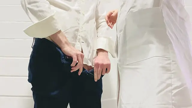 Медсестра провела анализ спермы у па&#