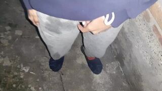 We smoke and masturbates at the same time (smoking fetish, orgasm in clothes, public masturbation)