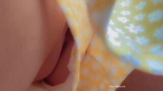 Pussy without panties on the bus. Hidden Rubbing clit under skirt