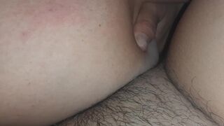 I cum quickly on big tits