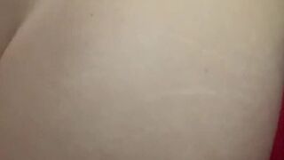 My babysitter gets horny and asks me for a dick while having an intense orgasm