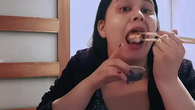 Nicole Passat at the Gym and then Eating and Laying Down Fat Belly ????