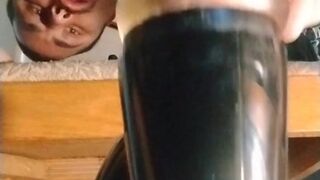 Autostroker milks my cock dry????