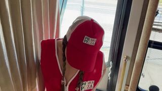 Asian Pizza Delivery Girl Fucked by White Guy as a for No Change