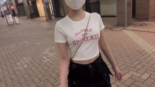 ノーブラ旅行 Japanese solo female in HOKKAIDO