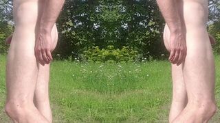 Sunbathing naked ????