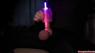 Cock Sounding With Led Light Rod