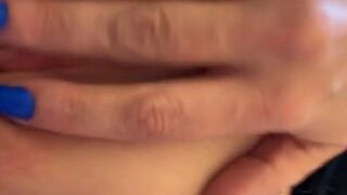 Hot Blonde ☺️ (Nipple Play —  Rae Lil Black)