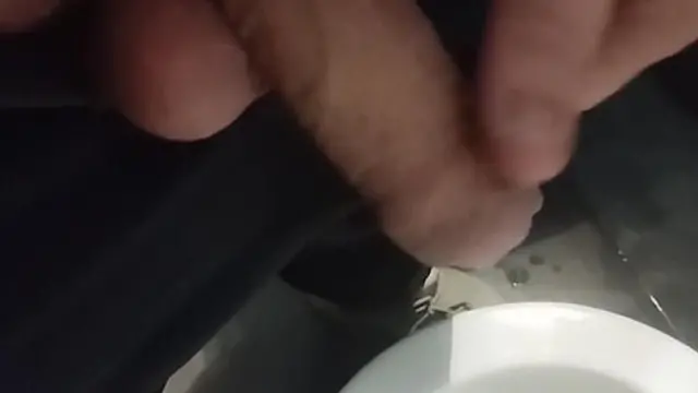 Golden rain in public toilet i pissing in the gas station toilet (Rae Lil Black)
