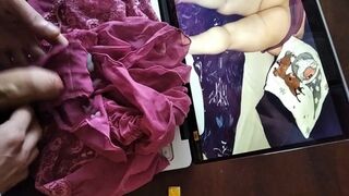 Polskie Porno . Wytrysk na bieliznę Belli