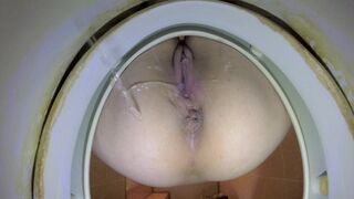 Sex in public toilet