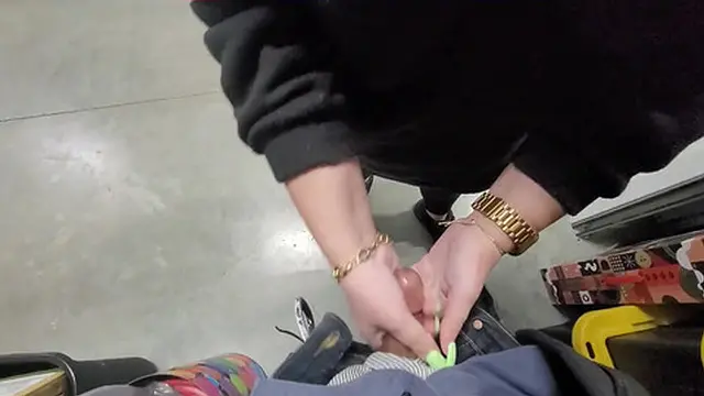 Public Storage Handjob