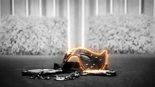 The Black Dominatrix Day 14 - no escape to orgasm while he's tied to cock milking device TRAILER