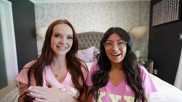 Big tit college sorority sluts tag team their advisor - Cami Strella x Chloe Foxxe x Lev Lieben