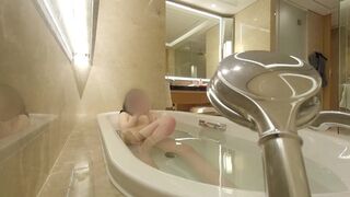 高級ホテルでのバスタイム