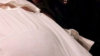 Tied sub gets tormented with hot wax over her tits and pussy before she's allowed to cum