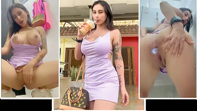 Chica colombiana de 23 a�os se masturba en el centro comercial de colombia ???????? ( JENIFERPLAY )