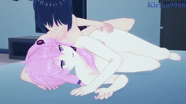 Yuzuki Yukari and I share passionate moments at home  - VOCALOID Hentai