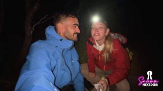 Blowjobs and sole massages after a long trek with neighbor hottie